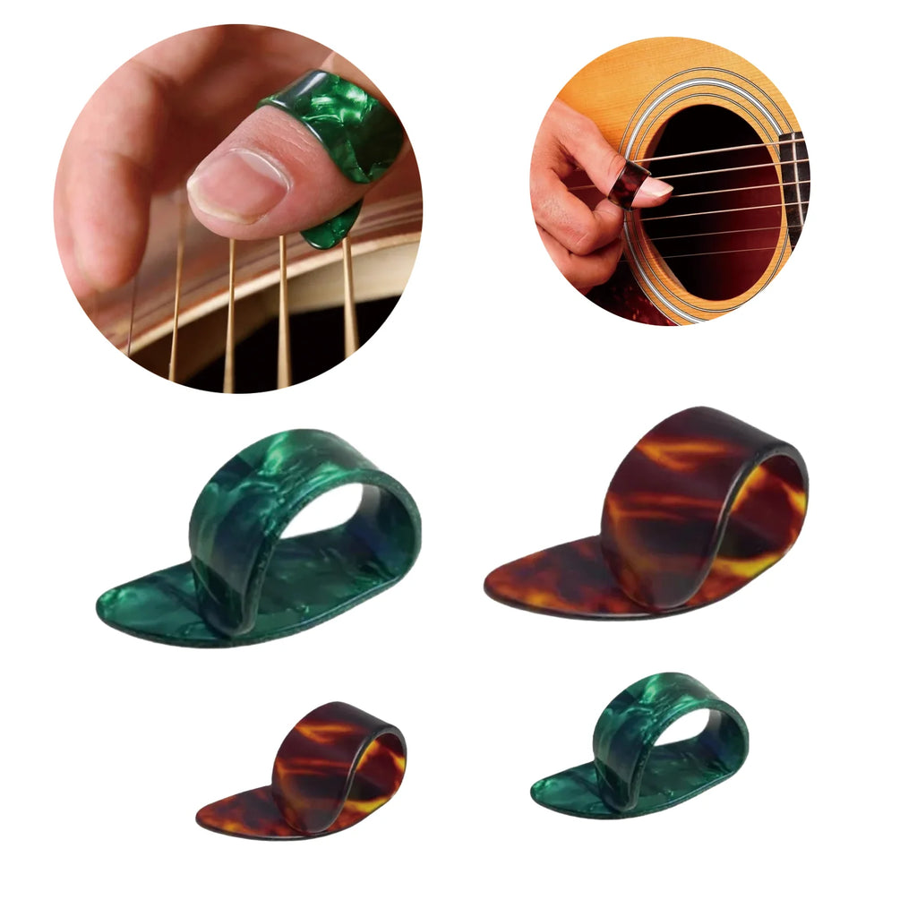 Celluloid Finger Picks (4-Pack)