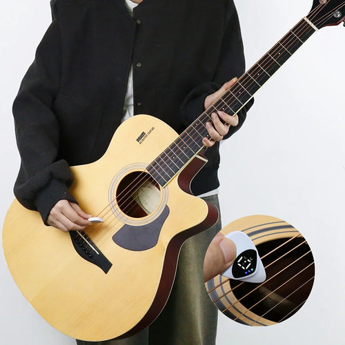 2-in-1 Guitar Pick & Tuner