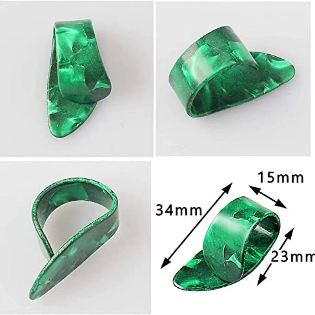 Celluloid Finger Picks (4-Pack)